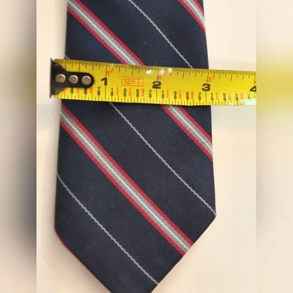 John Remington Striped Silk Tie